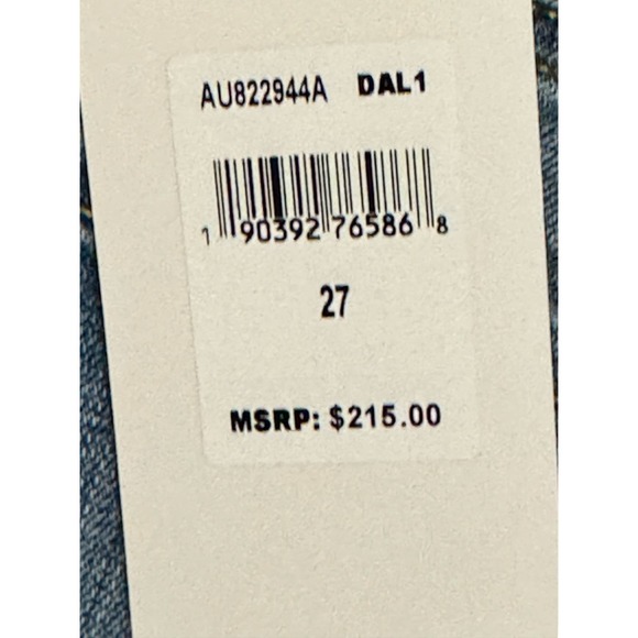 NWT 7 For All Mankind High Waist Ankle Skinny Jeans Blue Women's Size 27 - Picture 8 of 8